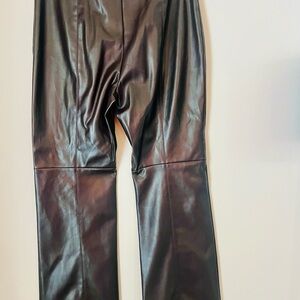 Ann Taylor Brown Faux Leather
